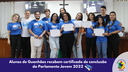 Alunos de Guanhães recebem certificado de conclusão do Parlamento Jovem 2022