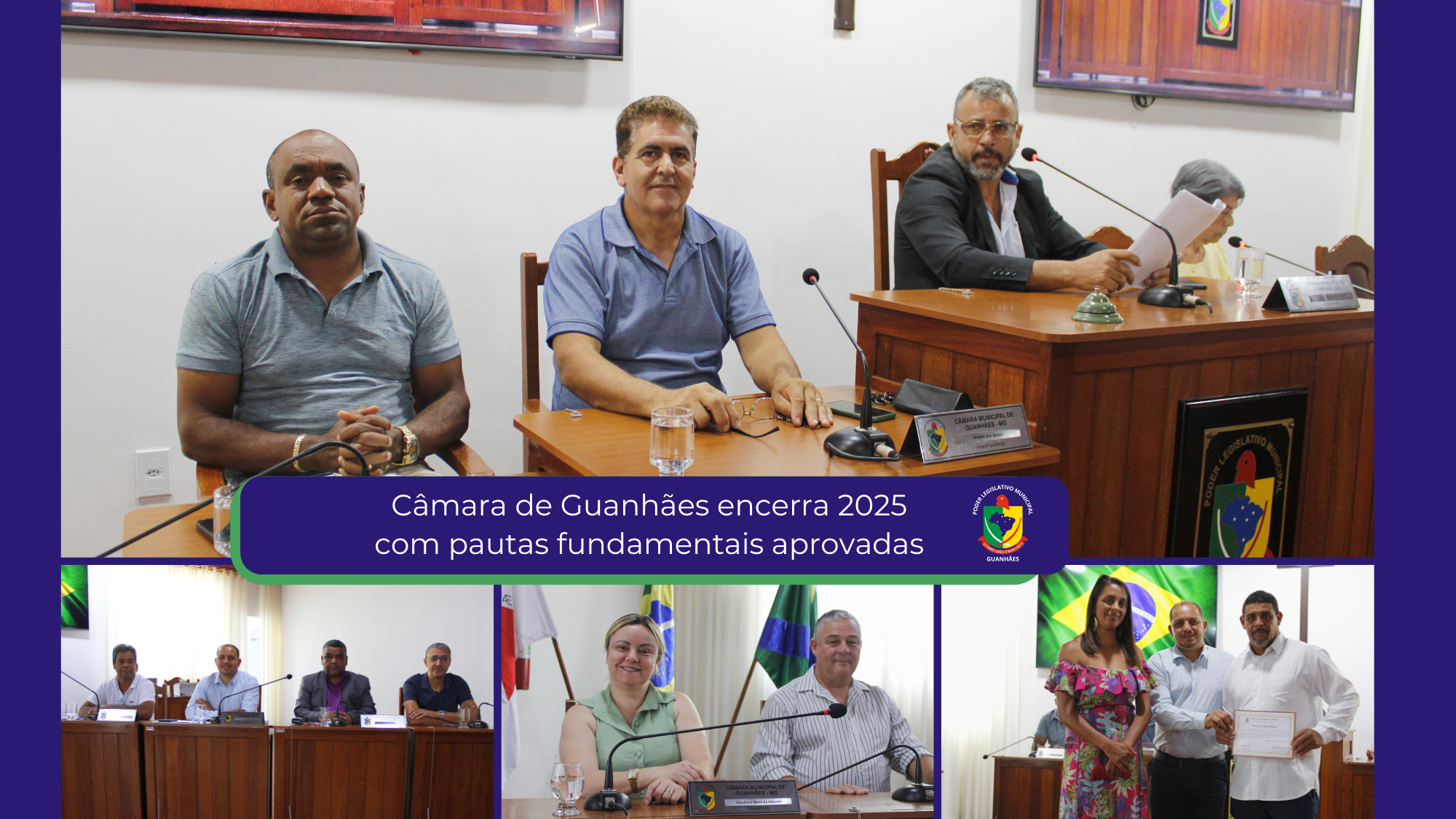 Câmara de Guanhães encerra 2025  com pautas fundamentais aprovadas
