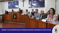Câmara Municipal de Guanhães realiza  primeira reunião ordinária do ano de 2024