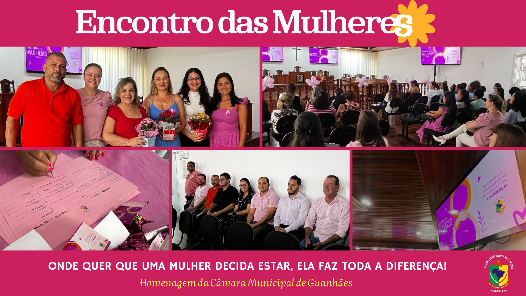 Câmara realiza Encontro das Mulheres em homenagem ao mês dedicado a ELAS