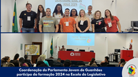 Coordenação do Parlamento Jovem de Guanhães  participa da formação 2024 na Escola do Legislativo