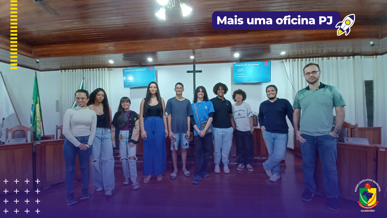 Mais uma oficina do Parlamento Jovem Guanhães