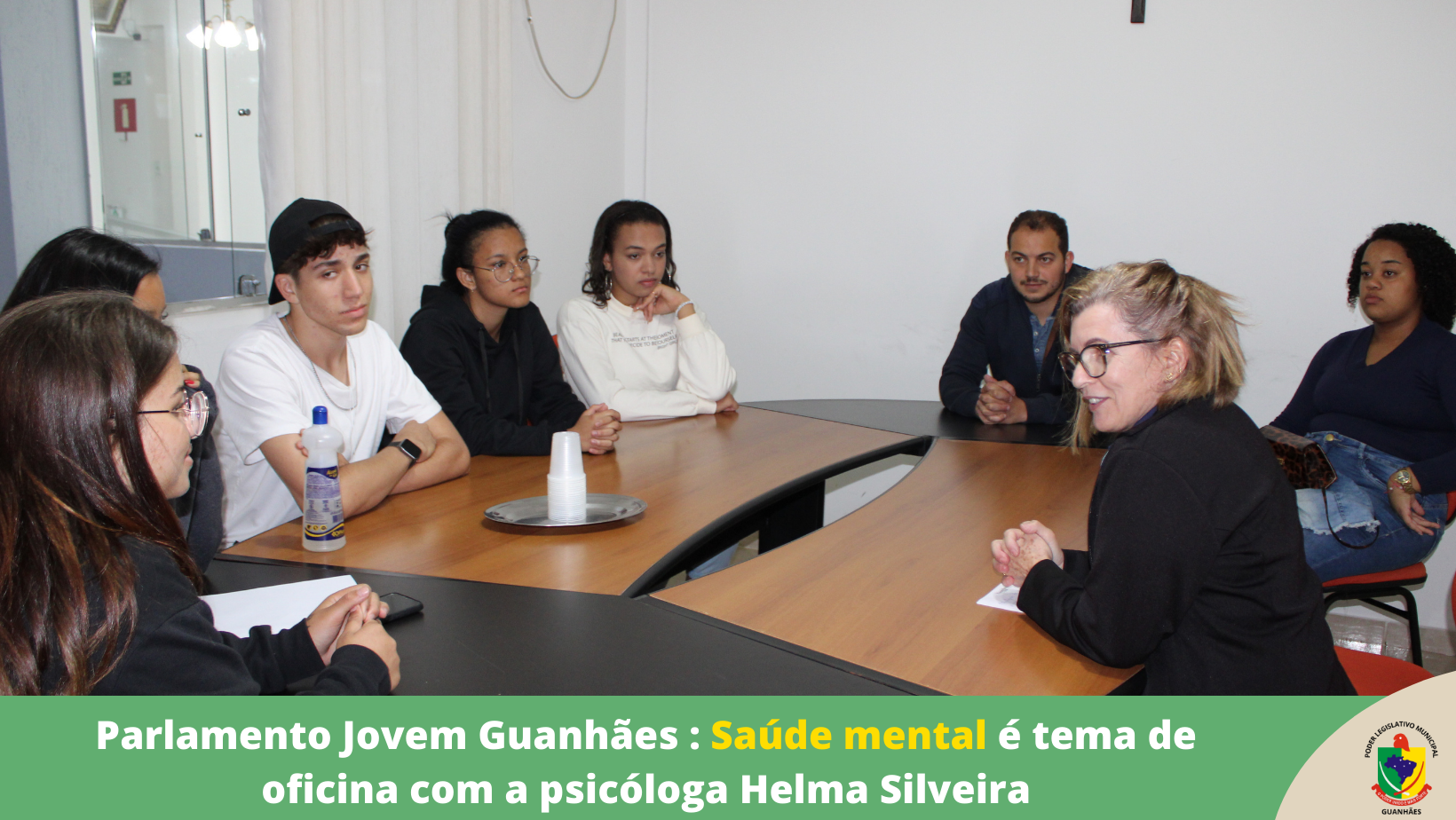 Parlamento Jovem Guanhães : Saúde mental é tema de oficina com a psicóloga Helma Silveira