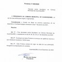 Presidente da Câmara determina ponto facultativo Presidente da Câmara determina ponto facultativo